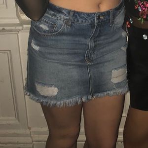 Denim skirt